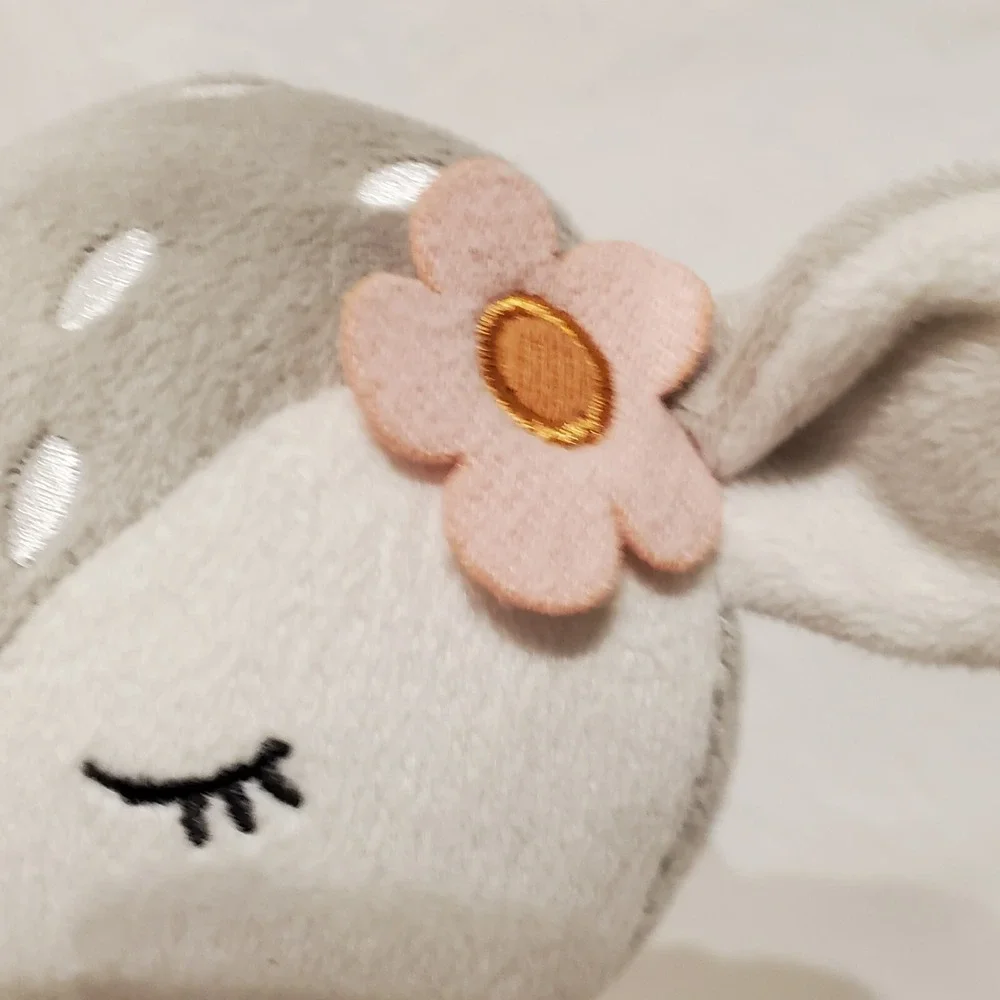 Gerber Modern Moments Baby Pink Deer Fawn Security‎ Blanket Lovey Soft 12X12